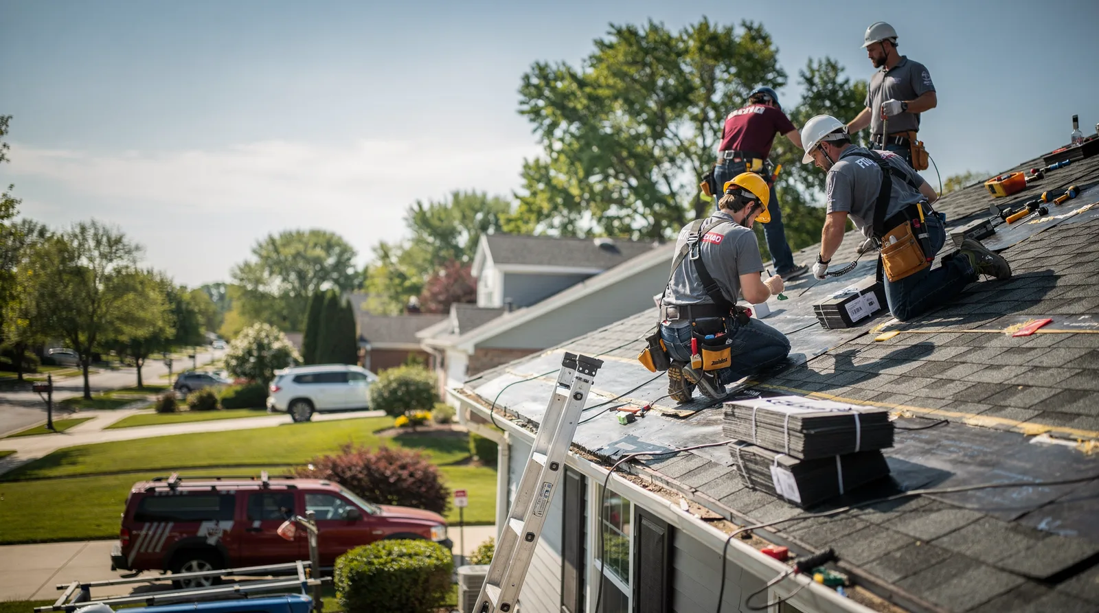 Roof Repair in Port Washington, WI around you